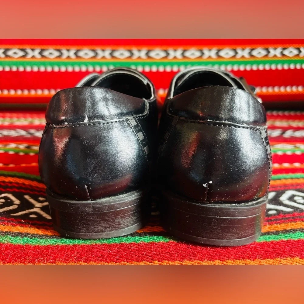 Stacey Adams KIDS DESMOND  Cap Toe Monk Strap Size 2.5
